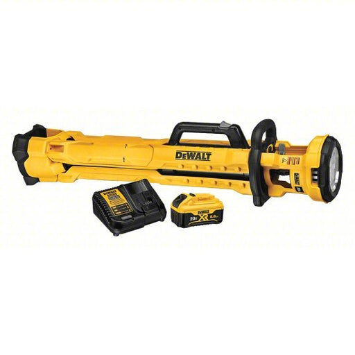 Dewalt DCL079R1 Cordless Tripod Light 20V MAX, Battery Included, 3,000 lm Max., 3 Modes, 88 in Max. Ht - KVM Tools Inc.KV423K72