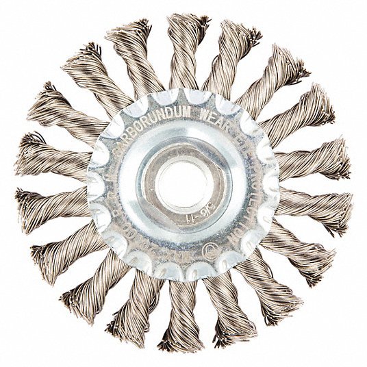 KVM Tools 66252838515 Wire Wheel Brush, 0.020" dia. Wire - KVM Tools Inc.KV443M29