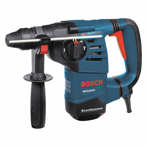 Bosch RH328VC Rotary Hammer Kit SDS-Plus, L-Shape, 1 1/8 in Capacity, 2.6 ft-lb, 8 A, 4,000 bpm, 120V AC - KVM Tools Inc.KV49AX82