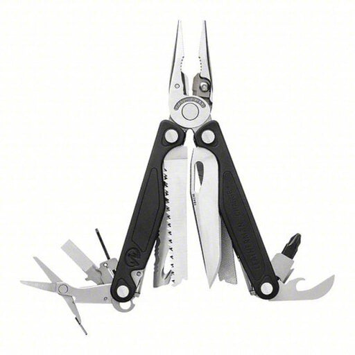 Leatherman CHARGE PLUS Multi-Tool, Black Handle, 18 Tools - KVM Tools Inc.KV456K78
