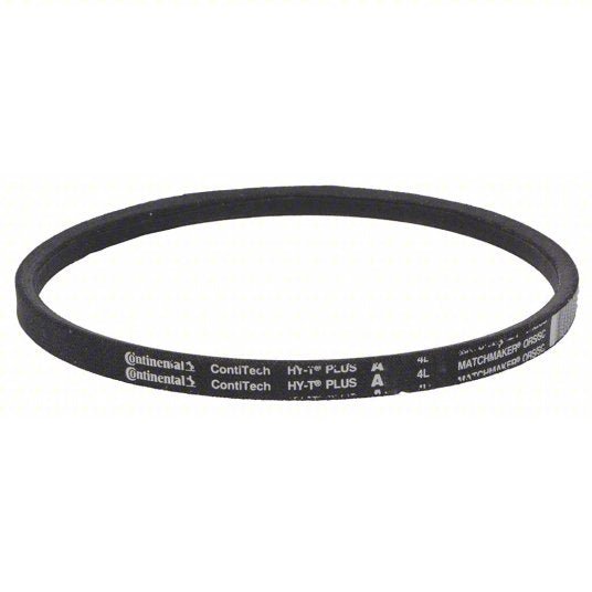 Contitech A38 V-Belt A38, 40 in Outside Lg, 1/2 in Top Wd, 5/16 in Thick - KVM Tools Inc.KV459K81