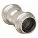 Viega 85317 Coupling No Stop 304 Stainless Steel, Press-Fit x Press-Fit, FKM O-Ring Material - KVM Tools Inc.KV45CF44