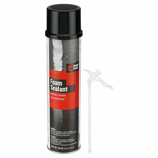 Handi-Foam P30101 Multipurpose/Construction Spray Foam Sealant, 20 oz, Aerosol Can, Cream, 1 Component - KVM Tools Inc.KV45DK68