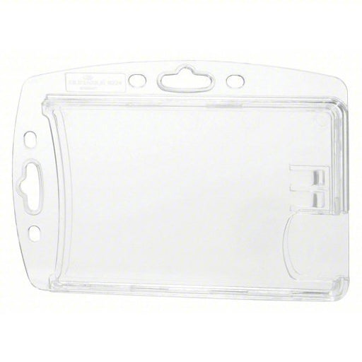 Durable 892419 ID Badge Holder, Dual, Shell Style, PK10 - KVM Tools Inc.KV461P13