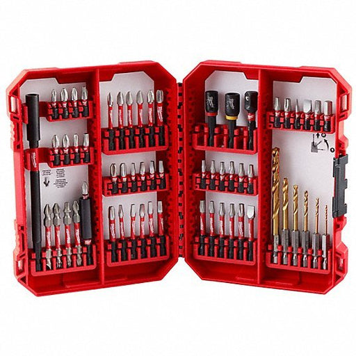 Milwaukee 48-32-4097 Drill and Drive Set, 60 No. of Pieces, Alloy Steel - KVM Tools Inc.KV800W08