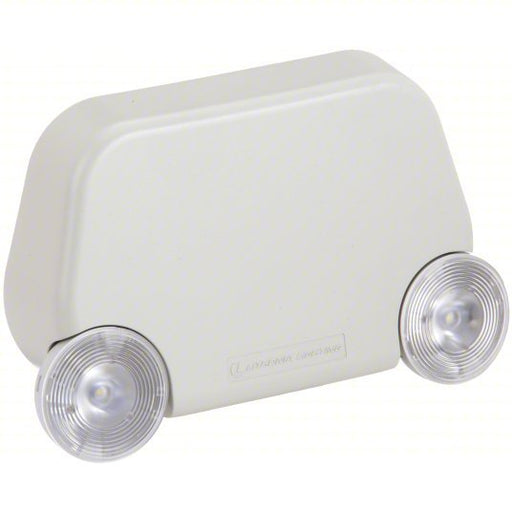 Lithonia EU2L M12 LED, Damp Location Rated, 0.75 W Lamp Watt, 120/277V AC, 2 W Emergency Watt, White - KVM Tools Inc.KV487V38