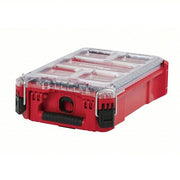 Milwaukee 48-22-8435 Tool Case 9 7/8 in Wd, 15 1/4 in Dp, 4 5/8 in Ht, Plastic, 5 Compartments, Red - KVM Tools Inc.KV488A60