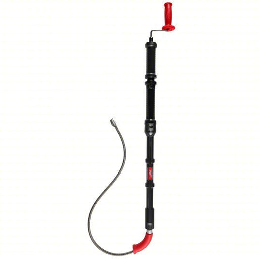 Milwaukee 49-16-3576 Toilet Auger 6 ft Cable Lg, 1/2 in Cable Dia, Bulb Head, For Toilets Fixture Type - KVM Tools Inc.KV801NJ1