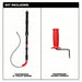 Milwaukee 49-16-3576 Toilet Auger 6 ft Cable Lg, 1/2 in Cable Dia, Bulb Head, For Toilets Fixture Type - KVM Tools Inc.KV801NJ1