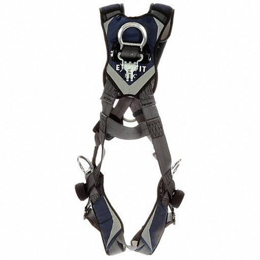 3M DBI-SALA 1140201 Full Body Harness, Crossover Style, L, Polyester, Gray - KVM Tools Inc.KV491P88