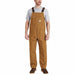 Carhartt 102776-211-34x30 Bib Overalls, 34" Waist Sz, 30" Inseam, Brn - KVM Tools Inc.KV491U85