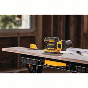 Dewalt DCW210B Cordless Sander 20V MAX, Bare Tool, 5 in Dia, Random Orbital, Hook and Loop, 3/32 in Orbit - KVM Tools Inc.KV492P85