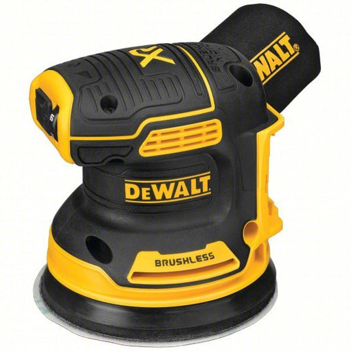 Dewalt DCW210B Cordless Sander 20V MAX, Bare Tool, 5 in Dia, Random Orbital, Hook and Loop, 3/32 in Orbit - KVM Tools Inc.KV492P85