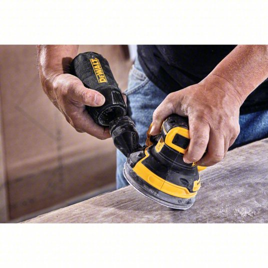 Dewalt DCW210B Cordless Sander 20V MAX, Bare Tool, 5 in Dia, Random Orbital, Hook and Loop, 3/32 in Orbit - KVM Tools Inc.KV492P85