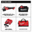 Milwaukee 2980-22 Angle Grinder Kit 6 in Wheel Dia, Paddle, without Lock-On, Brushless Motor, (2) 6.0 Ah, 18V DC - KVM Tools Inc.KV494F33
