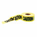 KVM Tools KV4A416 Barricade Tape, Caution, Yellow, 3 in Wide x 1000 ft Long, Polyethylene, 1.6 mil Thickness - KVM Tools Inc.KV4A416