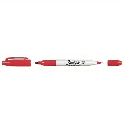 Sharpie 32002 Permanent Marker Set, Fine/Ultra Fine Tip Red PK12 - KVM Tools Inc.KV4AZK5