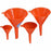 Funnel King 32837 Polyethylene, 3/4 to 10 oz., 6", 5" - KVM Tools Inc.KV4CUL4