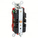 Hubbell HBL8300HRED Receptacle 5-20R, 20 A, 125V AC, Red, 2 Poles - KVM Tools Inc.KV4D059