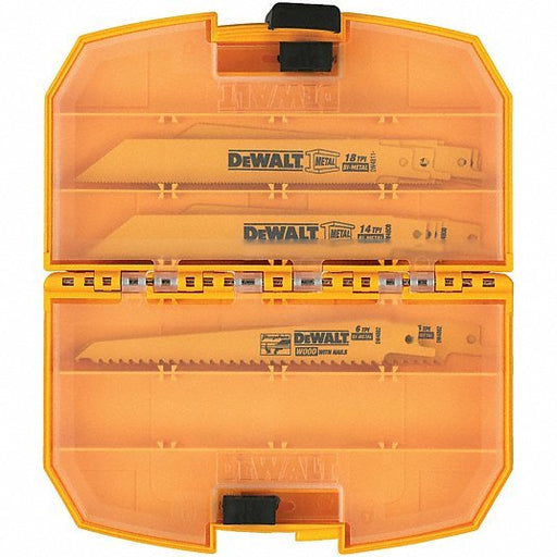 Dewalt DW4890 15 Piece Bi-Metal Reciprocating Saw Blade Set with tough case - KVM Tools Inc.KV4DV61