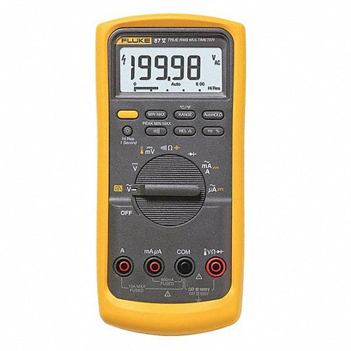 FLUKE-87-5/CWG Digital Multimeter, 1,000 Max. AC Volts, 1,000 Max. DC Volts, 10 Max. AC Amps, 10 Max. DC Amps