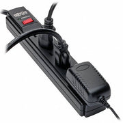 Tripp Lite TLP606B Surge Protector Strip, 6 Outlet, Black - KVM Tools Inc.KV4HHG7