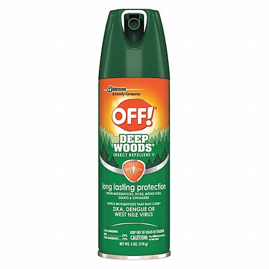 OFF 334689 Insect Repellent Aerosol, 25.00% DEET Concentration, Outdoor Only, 6 oz - KVM Tools Inc.KV4HK65