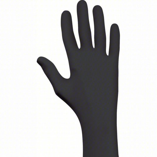 Showa 9700PFM Disposable Gloves, Nitrile, Powder Free, Black, M, 50 PK - KVM Tools Inc.KV2EWW7