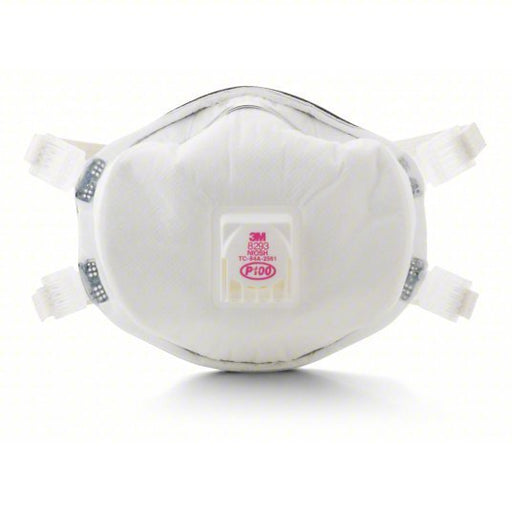 3M 8293 P100 Disposable White Particulate Respirator w/ Valve - KVM Tools Inc.KV4MH54