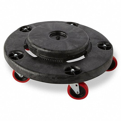 Rubbermaid FG264043BLA Container Dolly BRUTE(R) Series, For 20 to 55 gal Container Capacity - KVM Tools Inc.KV4NY79