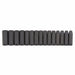 Proto J74217 1/2" Drive Thin Wall Impact Socket Set, Metric, 15 pcs - KVM Tools Inc.KV4PKA7