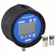 Ashcroft 452074SD02L3000BL Digital Pressure Gauge, 0 to 3000 psi, 1/4 in MNPT, Plastic, Black - KVM Tools Inc.KV4TA36