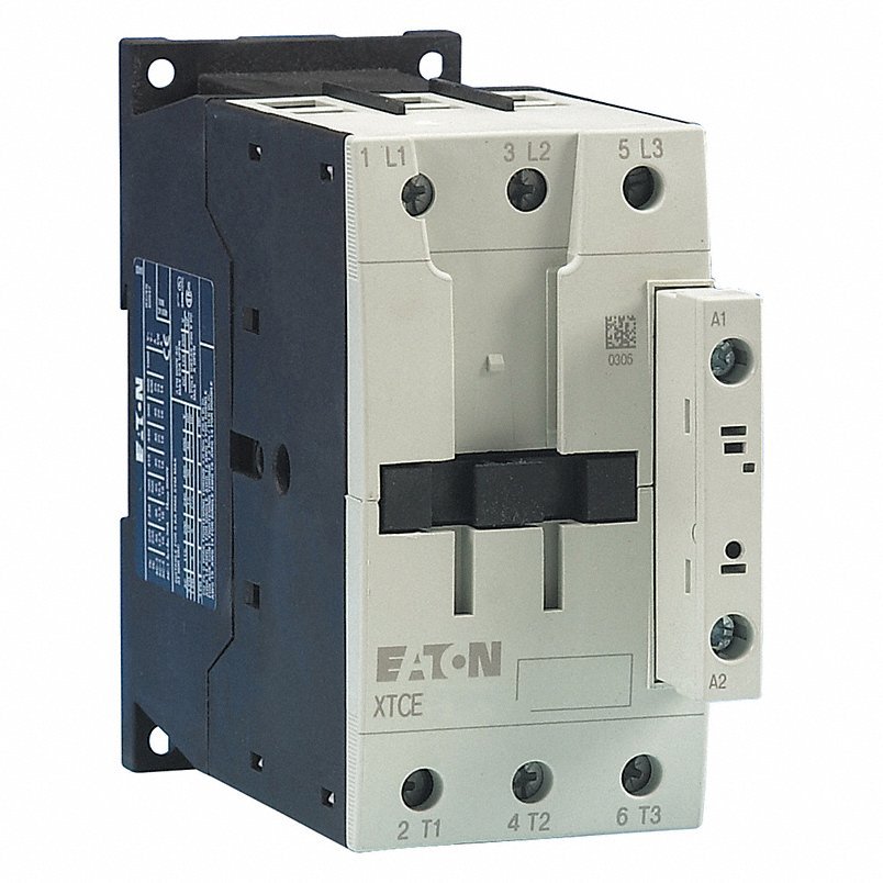 Eaton XTCE065D00A IEC Magnetic Contactor, 3 Poles, 120 V AC, 65 A, Reversing: No - KVM Tools Inc.KV4TZC5