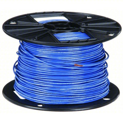 Southwire 22967401 Building Wire, THHN, 12 AWG, 500 ft, Blue, Nylon Jacket, PVC Insulation - KVM Tools Inc.KV4W014