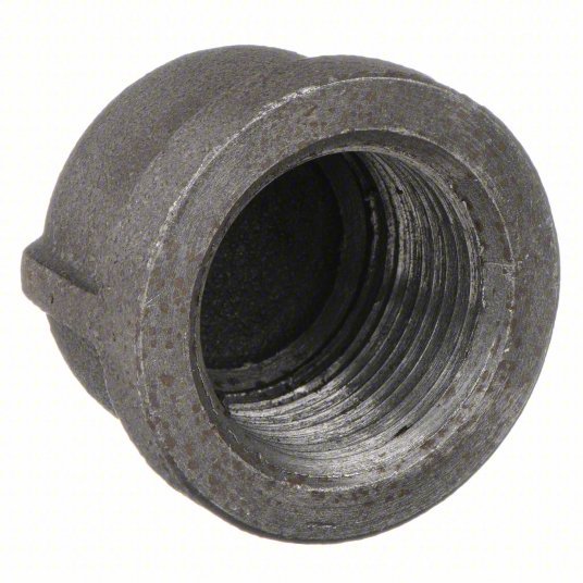 Anvil 0318900529 Round Cap Malleable Iron, 1/2 in Fitting Pipe Size, Female NPT, Class 150 - KVM Tools Inc.KV4WJU7