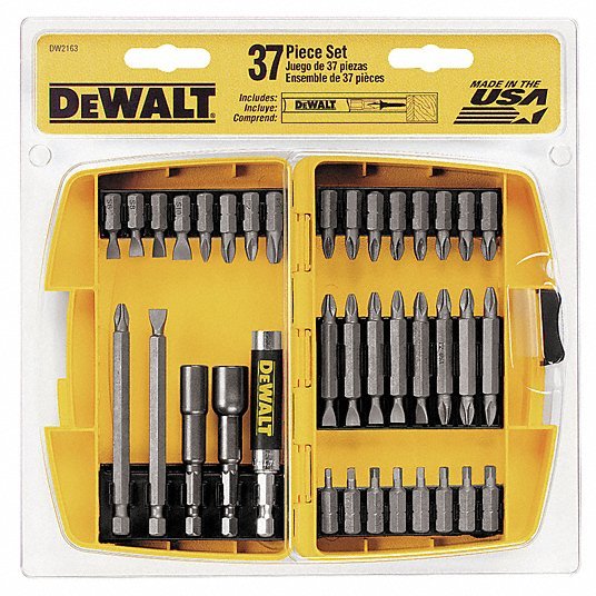 Dewalt DW2163 37 Pc. Screwdriving Set with Tough Case(R) - KVM Tools Inc.KV4WM46