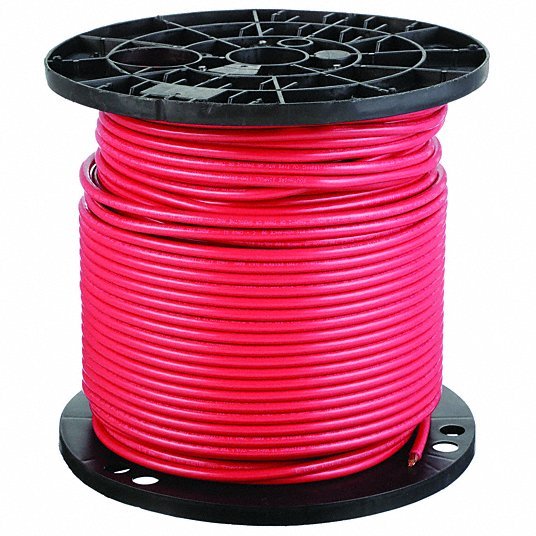 Southwire 20495801 Building Wire, THHN, 6 AWG, 500 ft, Red, Nylon Jacket, PVC Insulation - KVM Tools Inc.KV4WZL9