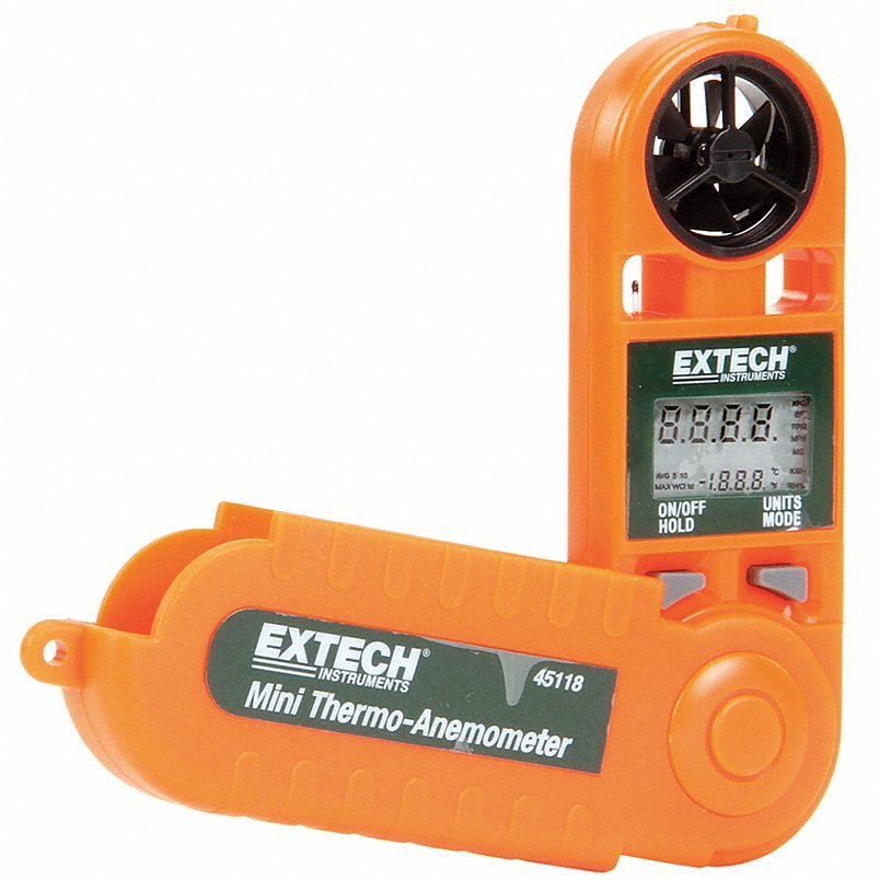 Extech 45118 Anemometer, 100 to 5500 fpm - KVM Tools Inc.KV4XX70