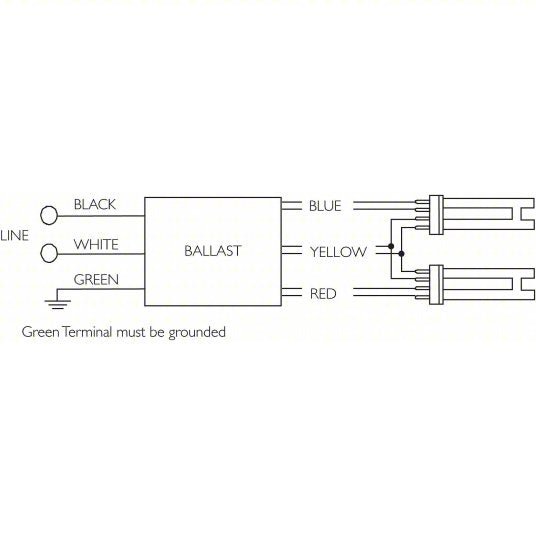 Advance ICF-2S13-H1-LD-K Ballast Compact Fluorescent, 120 to 277V - KVM Tools Inc.KV4ZZ33