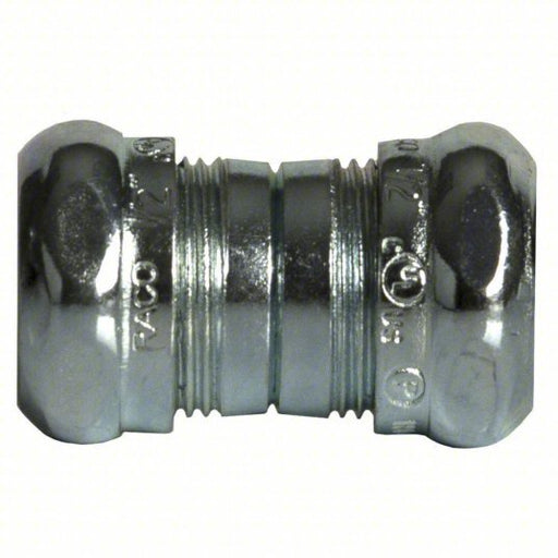 Raco 2923 Compression Conduit Coupling Steel, 3/4 in Trade Size, 2 3/16 in Overall Lg, Gray - KVM Tools Inc.KV52AU62
