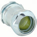 Raco 2913 Compression Conduit Connector Steel, 3/4 in Trade Size, 1 9/32 in Overall Lg, Insulated, Gray - KVM Tools Inc.KV52AU91