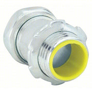 Raco 2913 Compression Conduit Connector Steel, 3/4 in Trade Size, 1 9/32 in Overall Lg, Insulated, Gray - KVM Tools Inc.KV52AU91