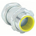 Raco 2913 Compression Conduit Connector Steel, 3/4 in Trade Size, 1 9/32 in Overall Lg, Insulated, Gray - KVM Tools Inc.KV52AU91