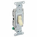 Hubbell CSB120BI Wall Switch, 20A, Ivory, Toggle, 120/277VAC - KVM Tools Inc.KV52HF06
