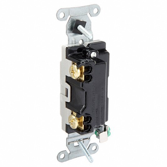 Hubbell CSB120BI Wall Switch, 20A, Ivory, Toggle, 120/277VAC - KVM Tools Inc.KV52HF06
