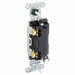 Hubbell CSB120BI Wall Switch, 20A, Ivory, Toggle, 120/277VAC - KVM Tools Inc.KV52HF06