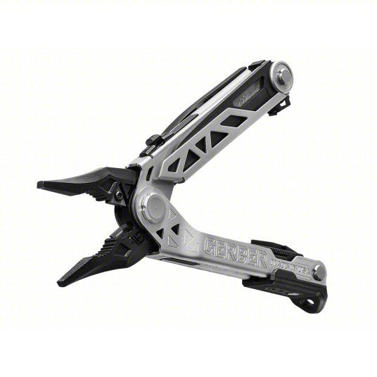 Gerber 30-001197 Multi-Tool Plier, 14 Tools, 14 Functions, 4 3/4 in Closed Lg, 6 5/8 in Open Lg - KVM Tools Inc.KV52JH43