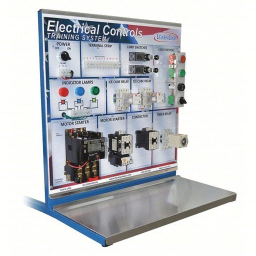 LearnLab 722301511503 Electrical Motor Controls Training System, 24 in x 24 in x 26 in, English - KVM Tools Inc.KV52JR63