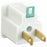 KVM Tools KV52NY45 Adapter Non-Grounded to Grounded, 15 A, 125V AC - KVM Tools Inc.KV52NY45
