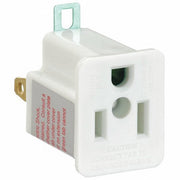 KVM Tools KV52NY45 Adapter Non-Grounded to Grounded, 15 A, 125V AC - KVM Tools Inc.KV52NY45